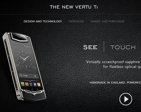 Vertu 第一款 Android 手機登場，英格蘭手工製的代價是 1 萬美金