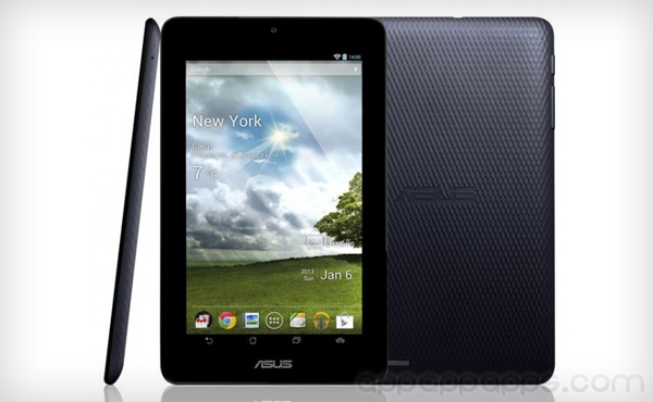 Asus全新 7 吋平板MeMO Pad, 價錢比Nexus 7更低