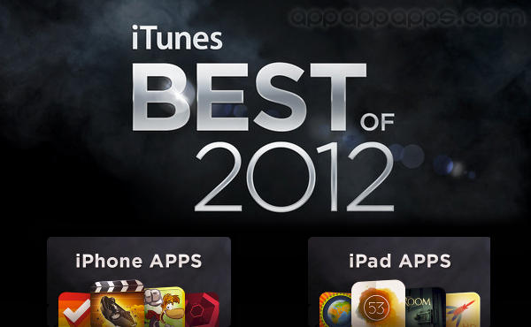 Apple公佈 “iTunes Best of 2012”: 本年度最佳, 最有趣, 最創新等必下iPhone/iPad Apps