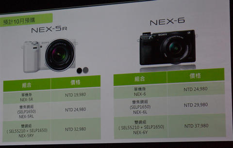 NEX-5R 、 NEX-6 登場，主打混合對焦以及無線分享