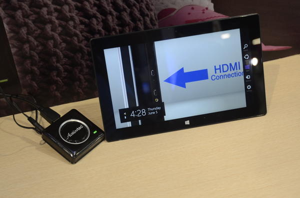 Computex 2014：訊動科技的ScreenBean Pro，能讓將你手機或平板畫面以無線的方式輕易丟上大螢幕