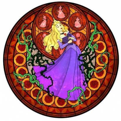 來感受公主的福澤吧！！迪士尼公主系列鑲嵌玻璃風彩繪