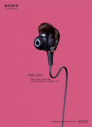 Sony耳機廣告創意一流，視覺與聽覺意象完美結合