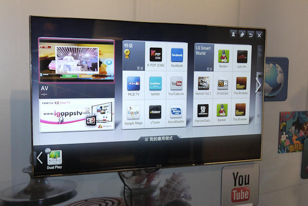 LG 2012 年 CINEMA 3D Smart TV 一覽