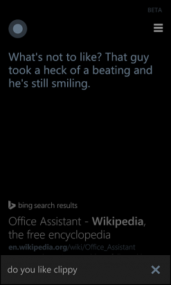 Cortana 彩蛋之 Office 小幫手「Clippy」現身！