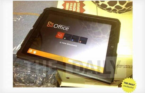 如果 iPad 上出現微軟的Office APP，那可能會長這樣(更新：微軟否認了)