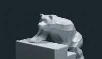 3D 列印小熊熊，停格動畫爬階梯～