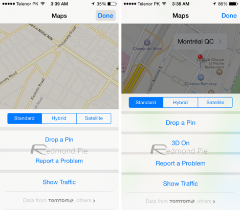 iOS 8 / iOS 7 並排對比: 各版面改變一覽 [圖庫]