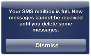 iOS 5 將 SMS 簡訊儲存容量限制在 15MB，約 75,000 則