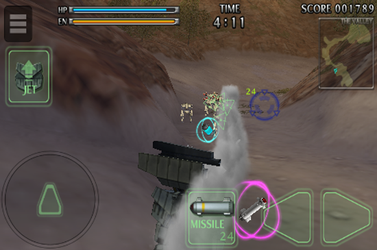 iPhone/iPad遊戲推薦：《Destroy Gunner F》流暢痛快的3D機器人動作遊戲