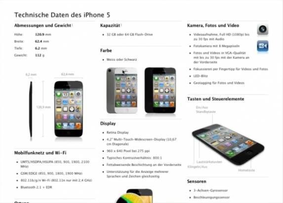 謠言？芭辣？行銷？真相？ iPhone 5 誤在蘋果瑞士官網出現