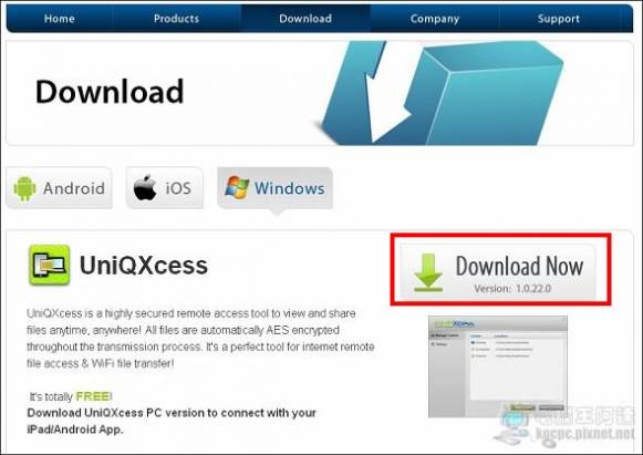 雲端檔案伺服應用「UniQXcess」在Android Market免費上架！