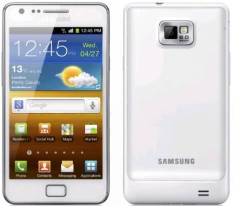 白色版 Galaxy S2 正式發表