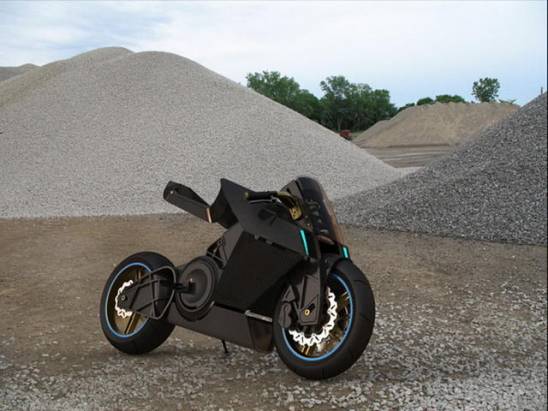 未來派Shavit電動超級摩托車　騎乘姿勢可變喔！　