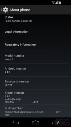 Android 4.4.3 更新將推出, 改變內容先流出