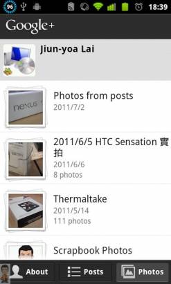 Android版Google+ 簡介
