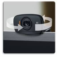 羅技HD網路攝影機C525 簡單翻轉好攜帶 自動對焦不失真