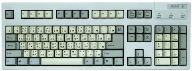■鍵盤史的異數Acer-6311世界獨一無二的半機械模組薄膜鍵盤■
