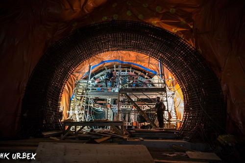 HK URBEX 走進地底，拍攝施工中的港鐵隧道