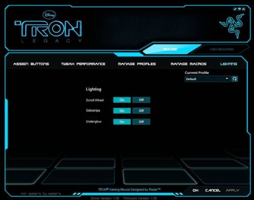 今年冬天最電的TRON Gaming Mouse Designed by Razer進入光速戰記由滑鼠開始!
