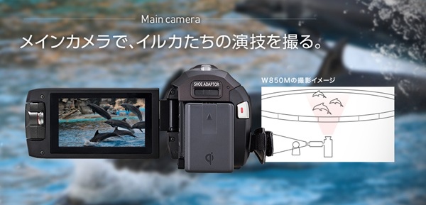 雙鏡頭DV攝影機問世：Panasonic HC-W850M