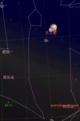 Google Sky Map - 讓你認得滿天繁星