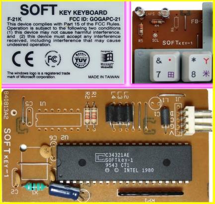 ★★Soft key F-21K人體工學機械鍵盤★★