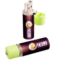 能夠利用USB來充電的充電電池