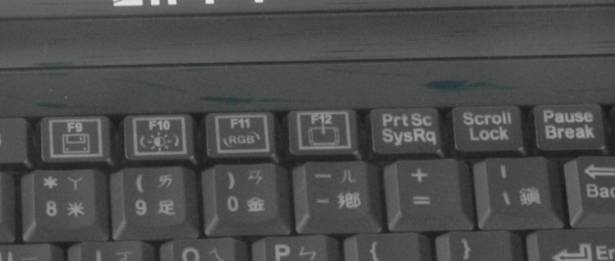 去找鍵盤廠商的朋友，順便所幹來的一把ZIPPY發光鍵盤