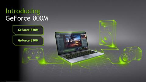 目標直指超薄高效能獨顯筆電世代， NVIDIA GeForce GTX / GT 800M 筆電獨顯家族登場