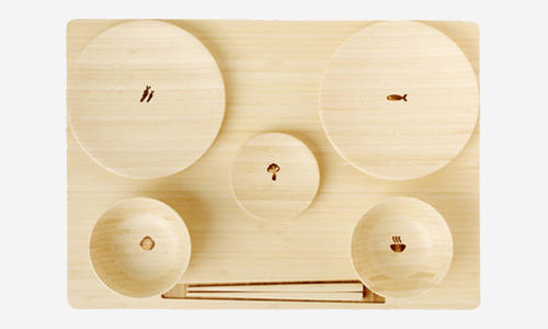 [實用] funfam為孩子設計的竹製原味餐盤