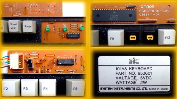 ■鍵盤史的遺跡SIC 101A8歐姆龍Omron軸■