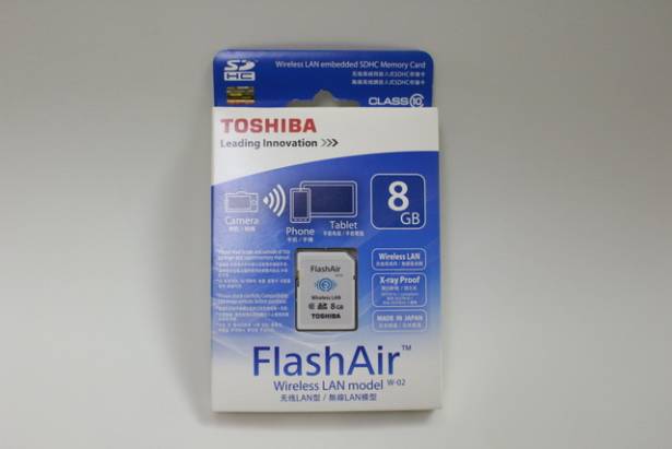Toshiba FlashAir 無線傳輸SD卡 8GB 開箱