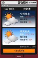 Taiwan Weather: 明天會下雨嗎？在Android上看天氣預報