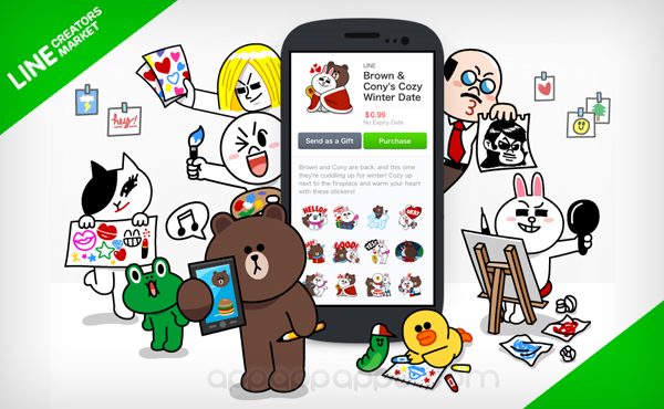 LINE 今年 2 大新功能: 自己設計貼紙公開賣, 電話功能新突破