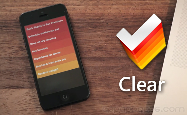 “Clear”最人氣創新To-Do備忘App: 破例免費, 希望挽回用戶