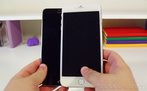 巨屏 iPhone 和 Note 3 並排比, 竟然大這麼多?! [影片]