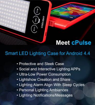 可把 Android 手機化為智慧照明的 cPulse 手機背蓋