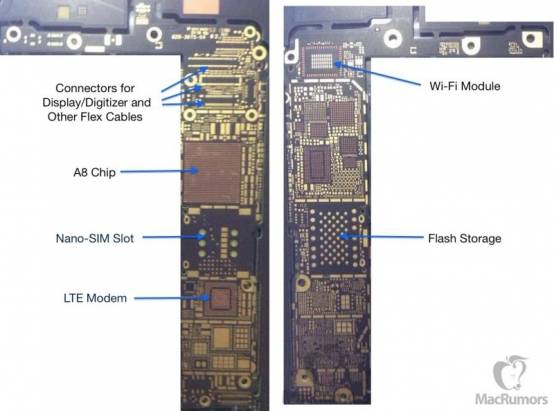 iPhone 6 終於支援 NFC 和更快 Wi-Fi? 實機主板流出