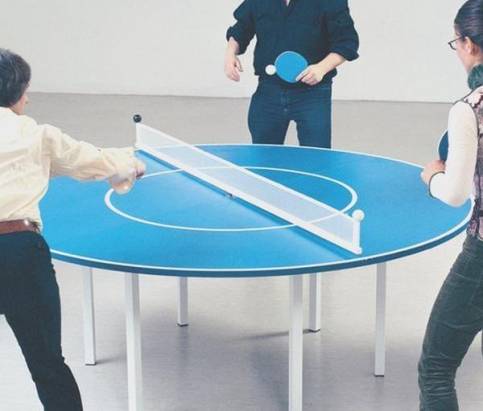 如何達成10人一起玩的乒乓球的目標？