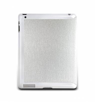 iPad2-璀璨金蔥對開保護套-閃耀銀