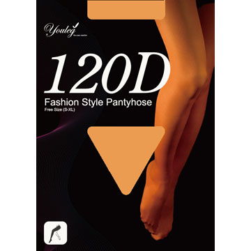 120 Den 時尚褲襪 - 膚色(六雙入)