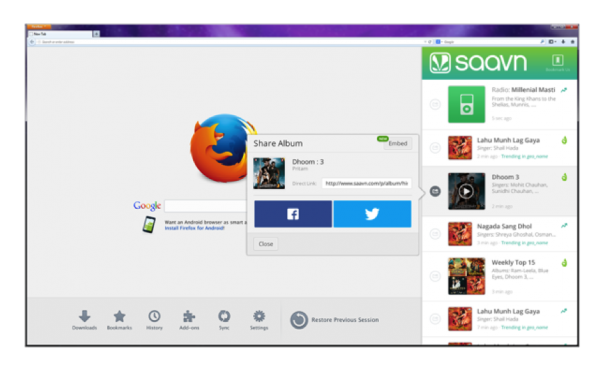 Firefox 又加入新的社交夥伴
