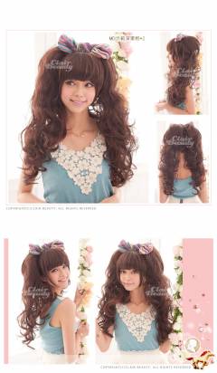 【AMF017】髮包式-夢幻公主系捲髮馬尾