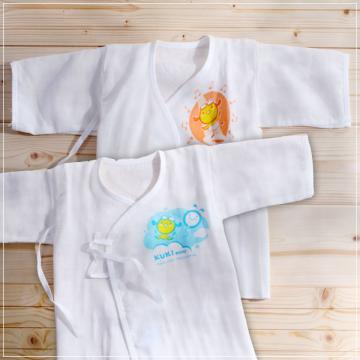 魔法Baby ~台灣製KUKI寶寶初生紗布肚衣(兩色)~童裝~男女童裝~時尚設計童裝~k00354