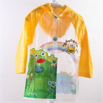 魔法Baby ~兒童時尚彩色雨衣(大眼蛙)~童裝~男女童裝~時尚設計~k23091