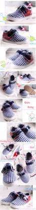 魔法Baby ~KUKI 酷奇流行系格紋童鞋(藍)~男女童鞋~時尚設計童鞋~s5539