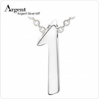 ARGENT 數字系列–數字1 純銀項鍊