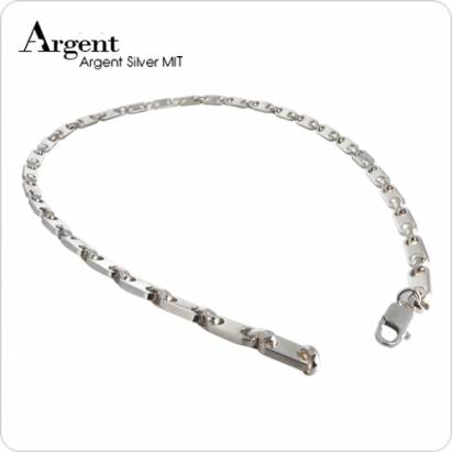 【ARGENT銀飾】單鍊系列「寒冰」純銀項鍊