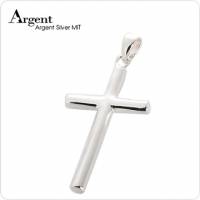 ARGENT銀飾 十字架系列 圓柱十字架 大 純銀項鍊